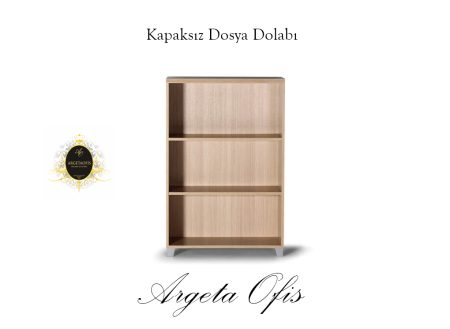 Şık tasarımlı kapaksız dosya dolabı