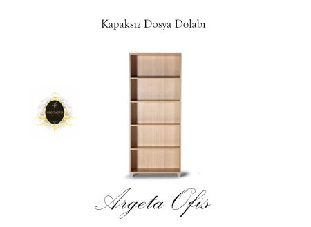 Ergonomik ve dayanıklı kapaksız dolap modeli