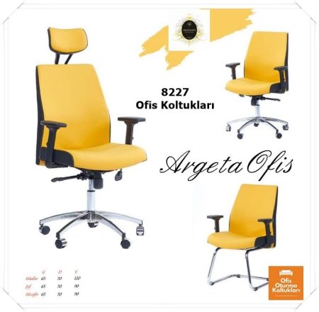 Ergonomik tasarımı ve şık görünümüyle siyah Göz alıcı renk seçenekleri ile lüks 8227 Müdür Koltuklarılarımız