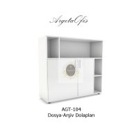 Modern tasarımlı kapaksız dosya dolabı