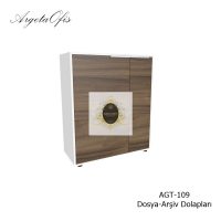 Geniş raflı dosya dolabı