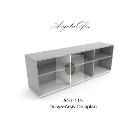 Evrak ve dosya düzeni için ideal kapaksız dosya dolabı.